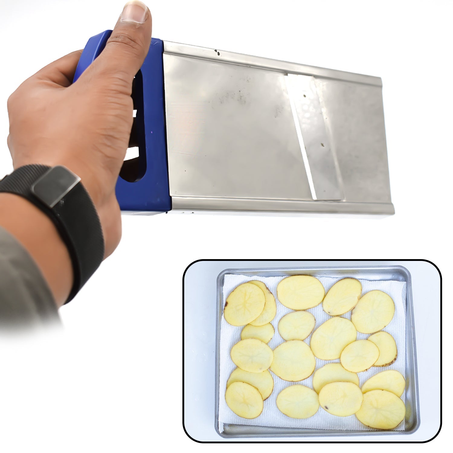 2689 Plain Potato Slicer used in all kinds of household kitchen purposes for cutting and slicing of potatoes. 2689 Plain Potato Slicer used in all kinds of household kitchen purposes for cutting and slicing of potatoes.